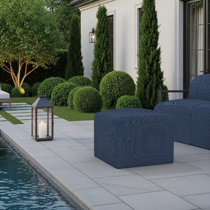 Forever Patio Tuscino Cube Ottoman