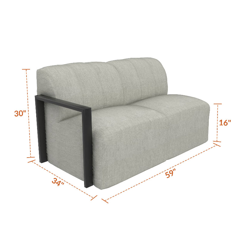 Forever Patio Tuscino Sectional Right Arm Loveseat