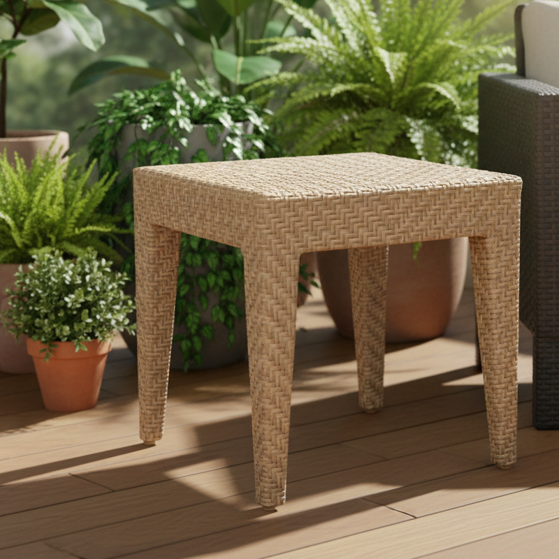 Panama Jack Austin Wicker Outdoor End Table