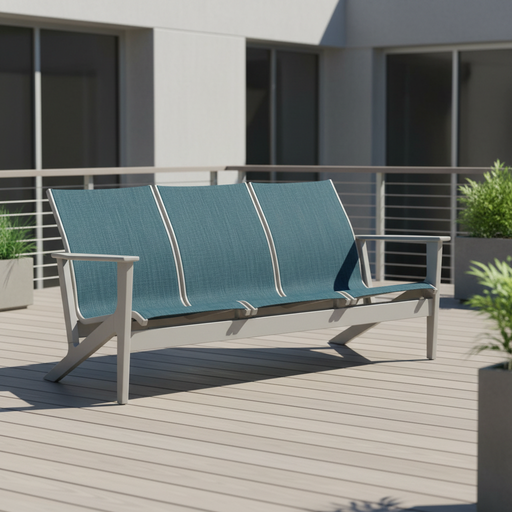 Telescope Casual Wexler Sling Chat Three-Seat Sofa