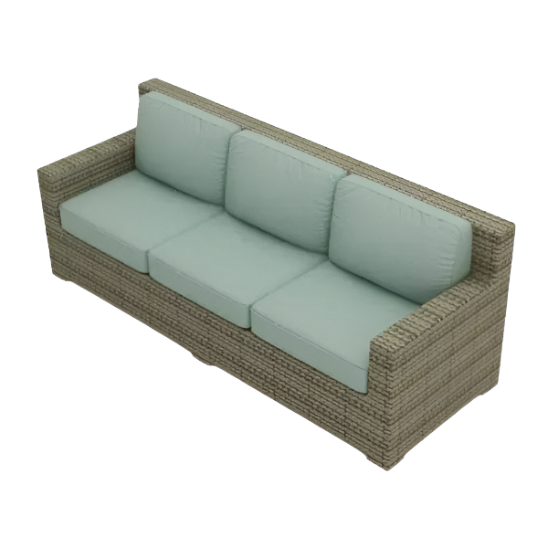 Replacement Cushions for Forever Patio Hampton Straight Sofa