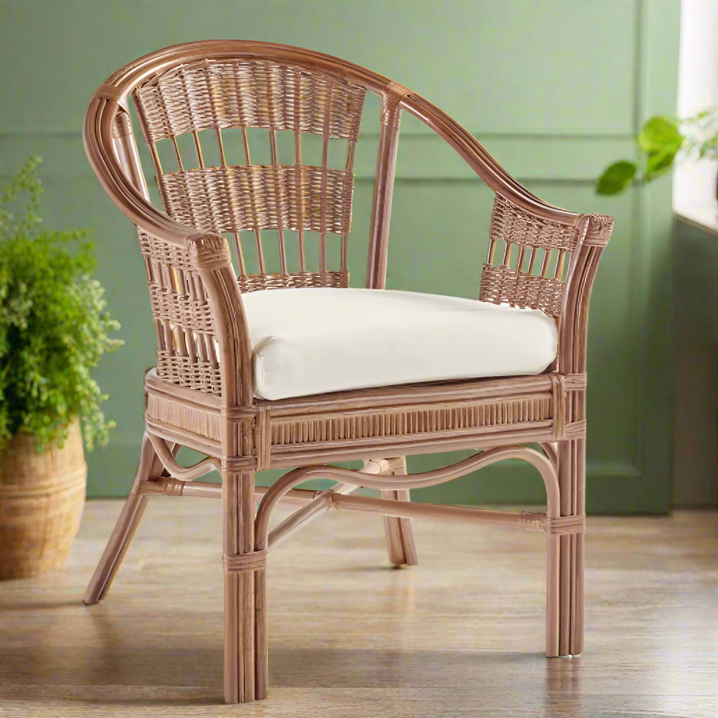 Replacement Cushions for South Sea Rattan Bermuda Captains Chair