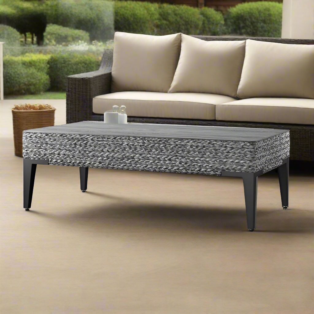 Source Furniture Island Bay Coffee Table - Gray