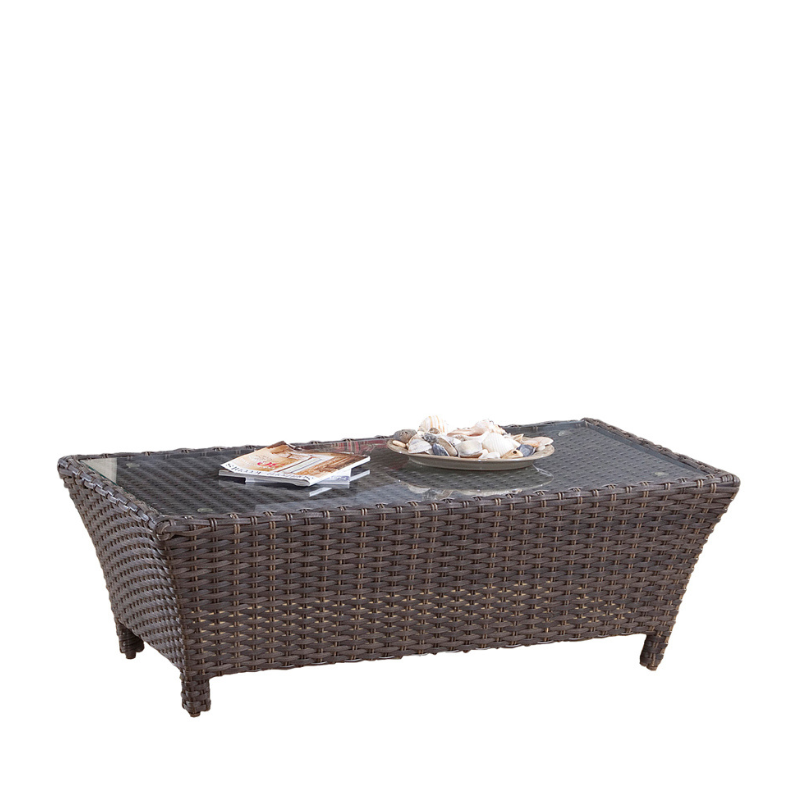 South Sea Rattan Panama Wicker Coffee Table