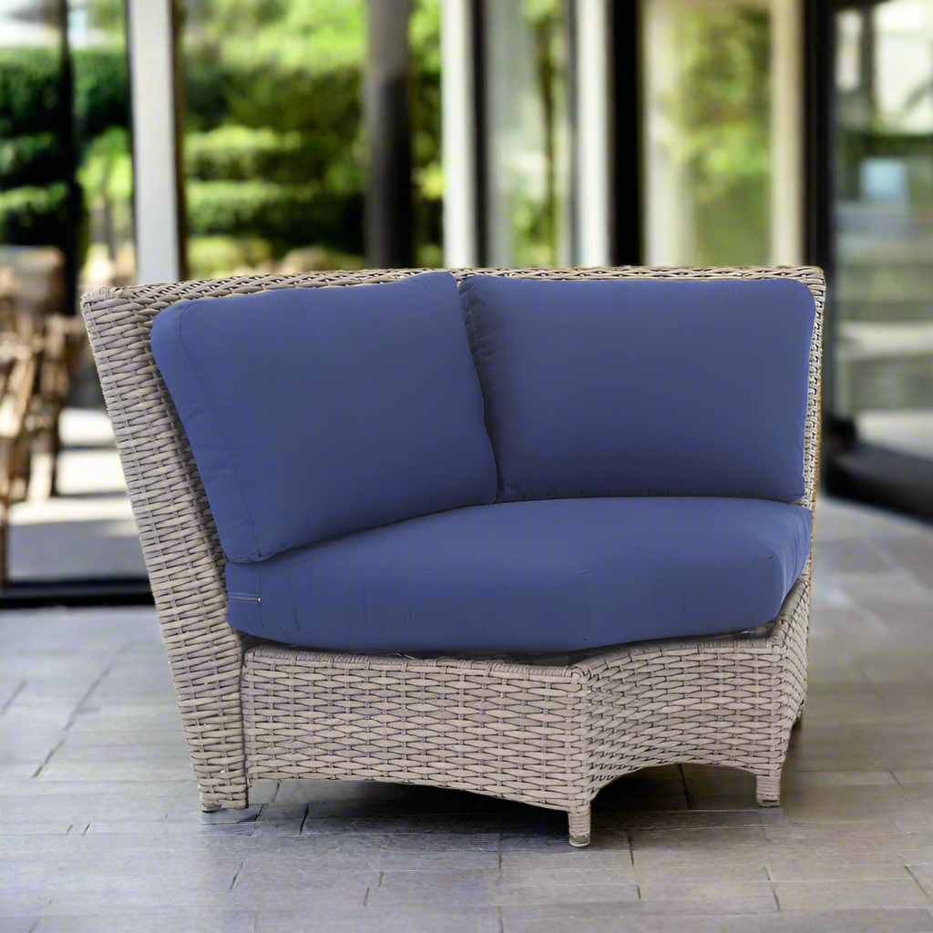 Replacement Cushions for South Sea Rattan Saint Tropez Wicker Sectional Corner