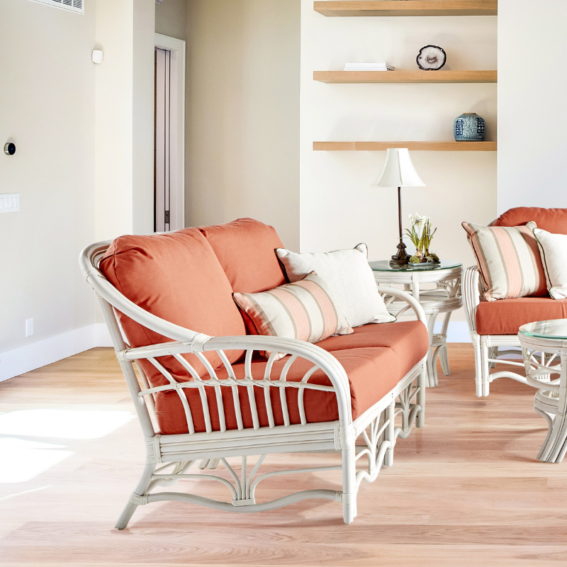 Replacement Cushions for South Sea Rattan Palm Harbor Loveseat