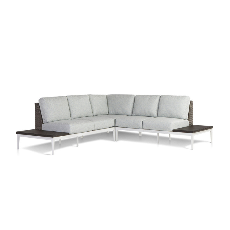 South Sea Rattan Stevie 3 Piece Wicker Sectional