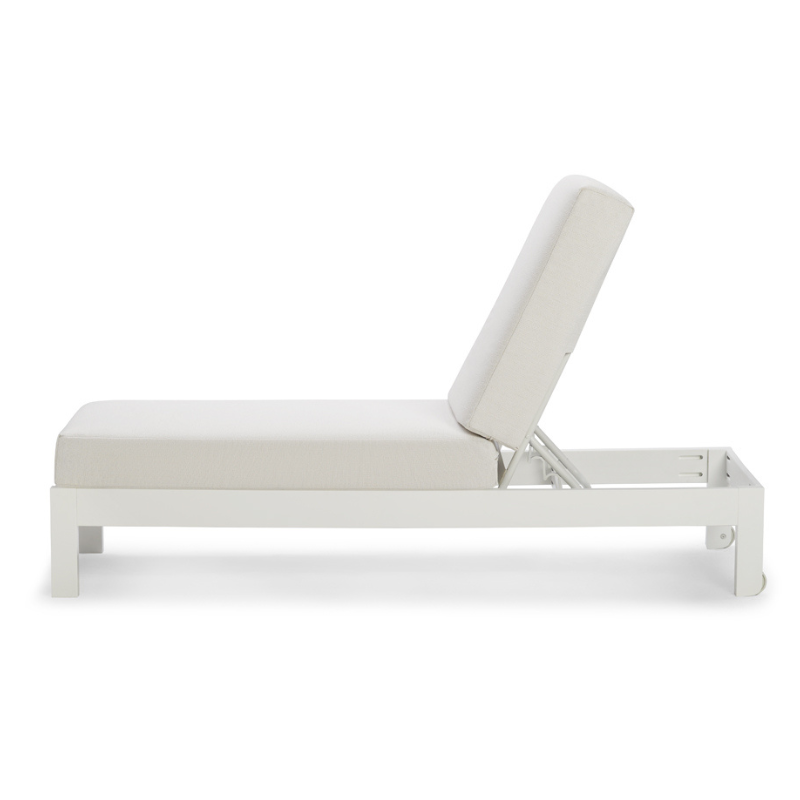 Telescope Casual Leeward MGP Cushion Outdoor Three Position Armless Lay-Flat Chaise