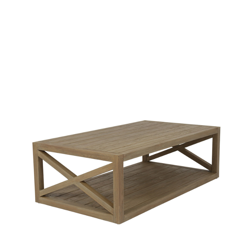 Sunset West Coastal Teak X Coffee Table