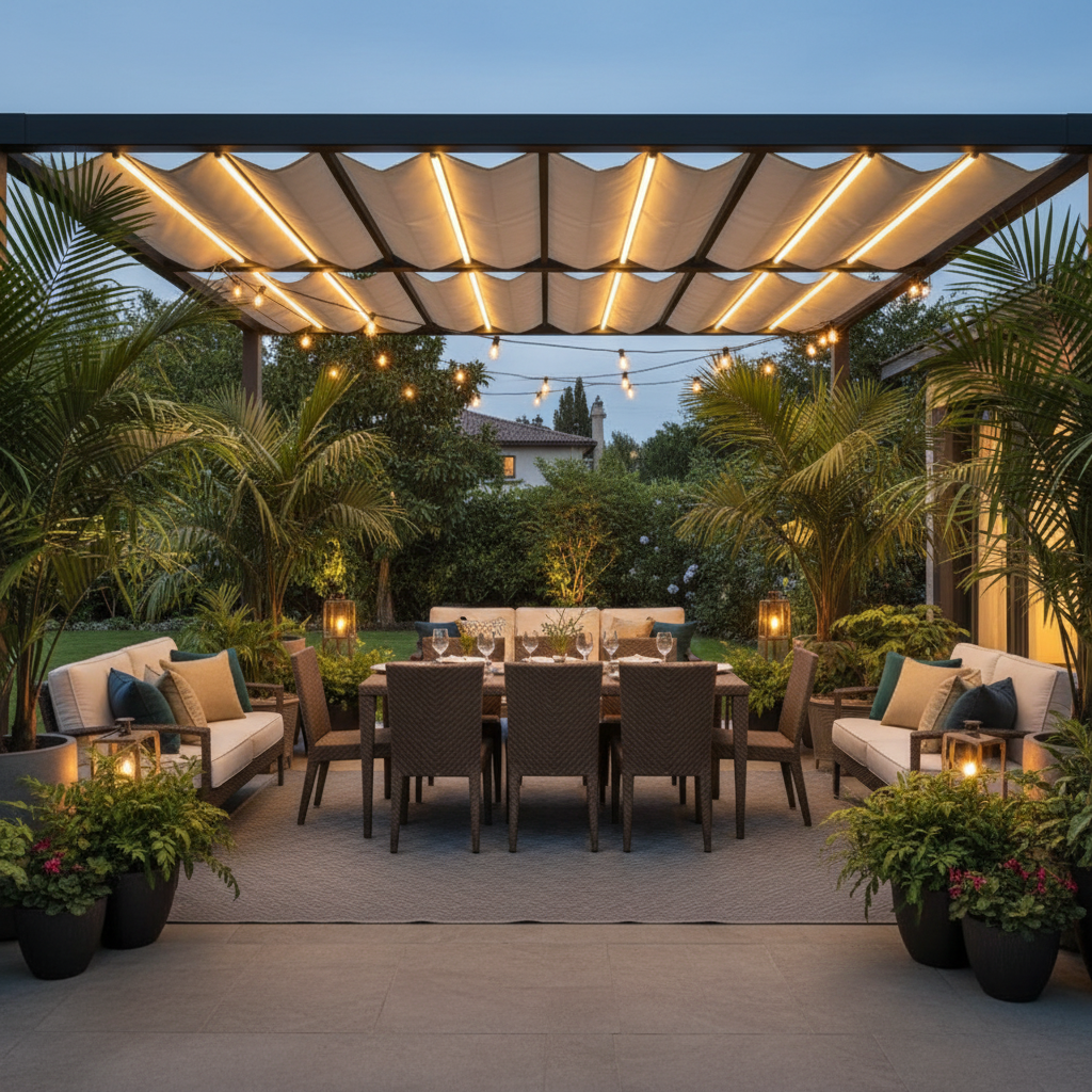 Hospitality Rattan Atlantis 9-Piece Rectangular Dining Side Chair