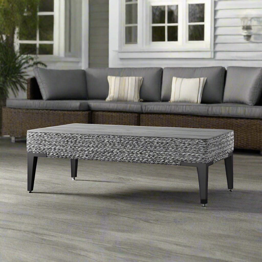 Source Furniture Island Bay Coffee Table - Gray