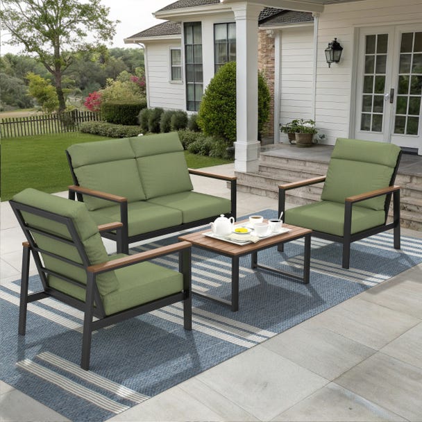 NorthCape International Windsor 4-Piece Conversation Patio Set