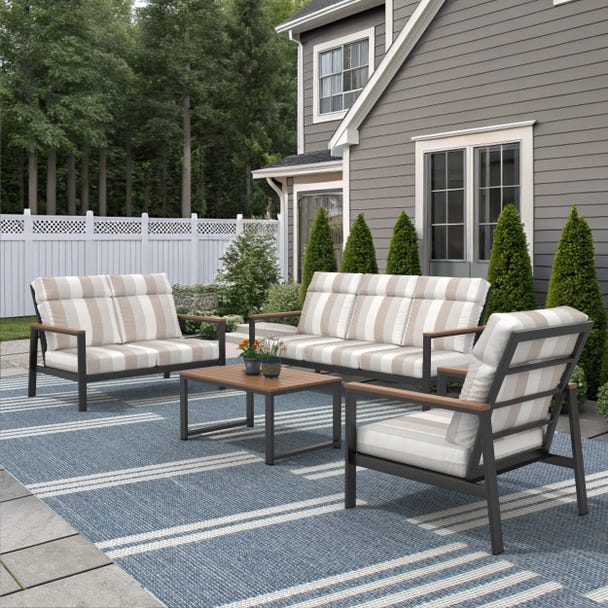 NorthCape International Windsor 4-Piece Lounge Patio Set