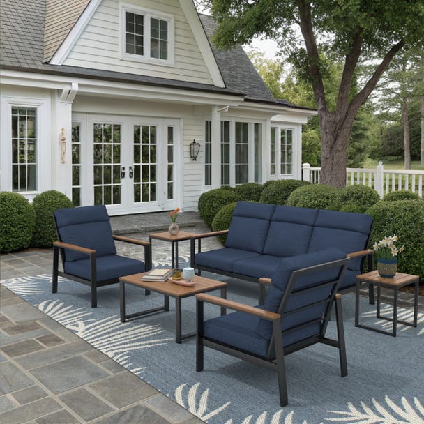 NorthCape International Windsor 6-Piece Seating Patio Set