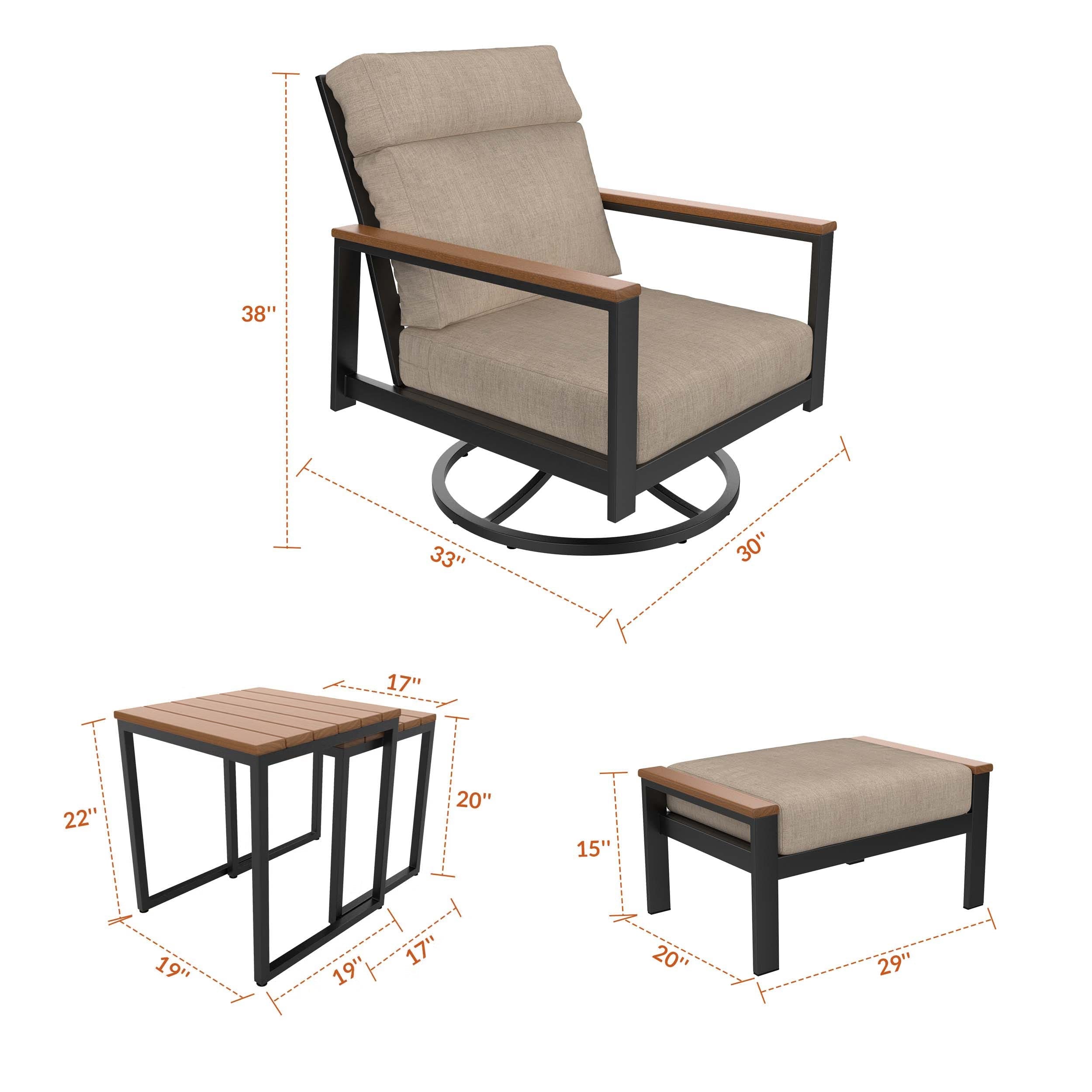 NorthCape International Windsor 8-Piece Ultimate Patio Set