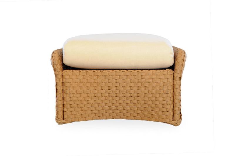 Lloyd Flanders Weekend Retreat Woven Ottoman