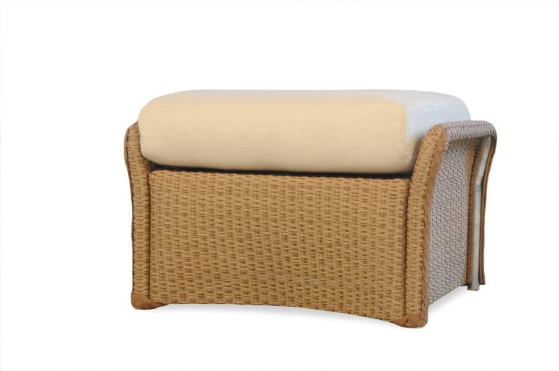 Lloyd Flanders Weekend Retreat Woven Ottoman