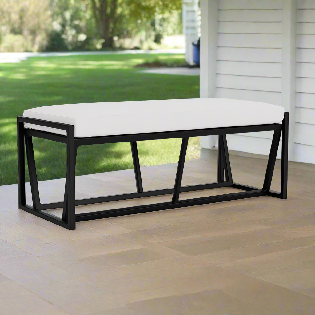 Lloyd Flanders Summit Loveseat Ottoman