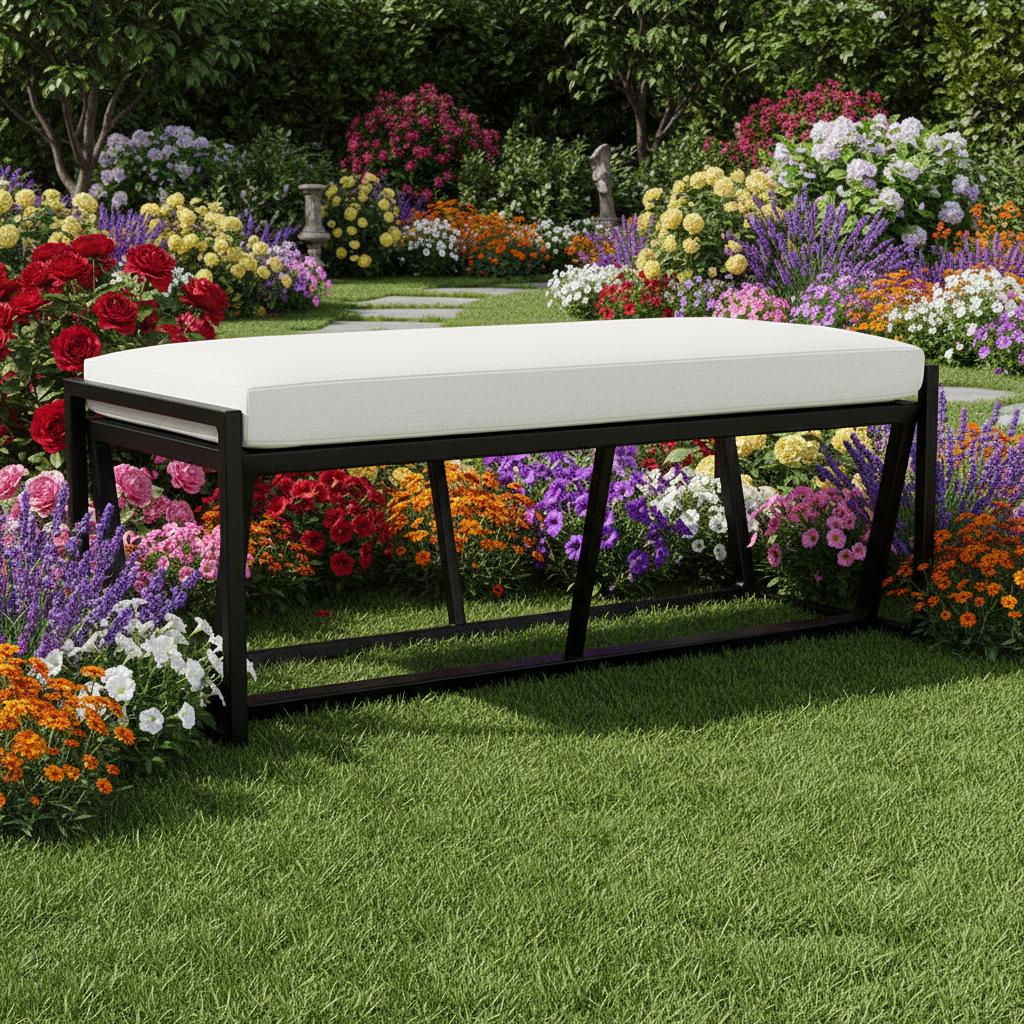 Lloyd Flanders Summit Loveseat Ottoman