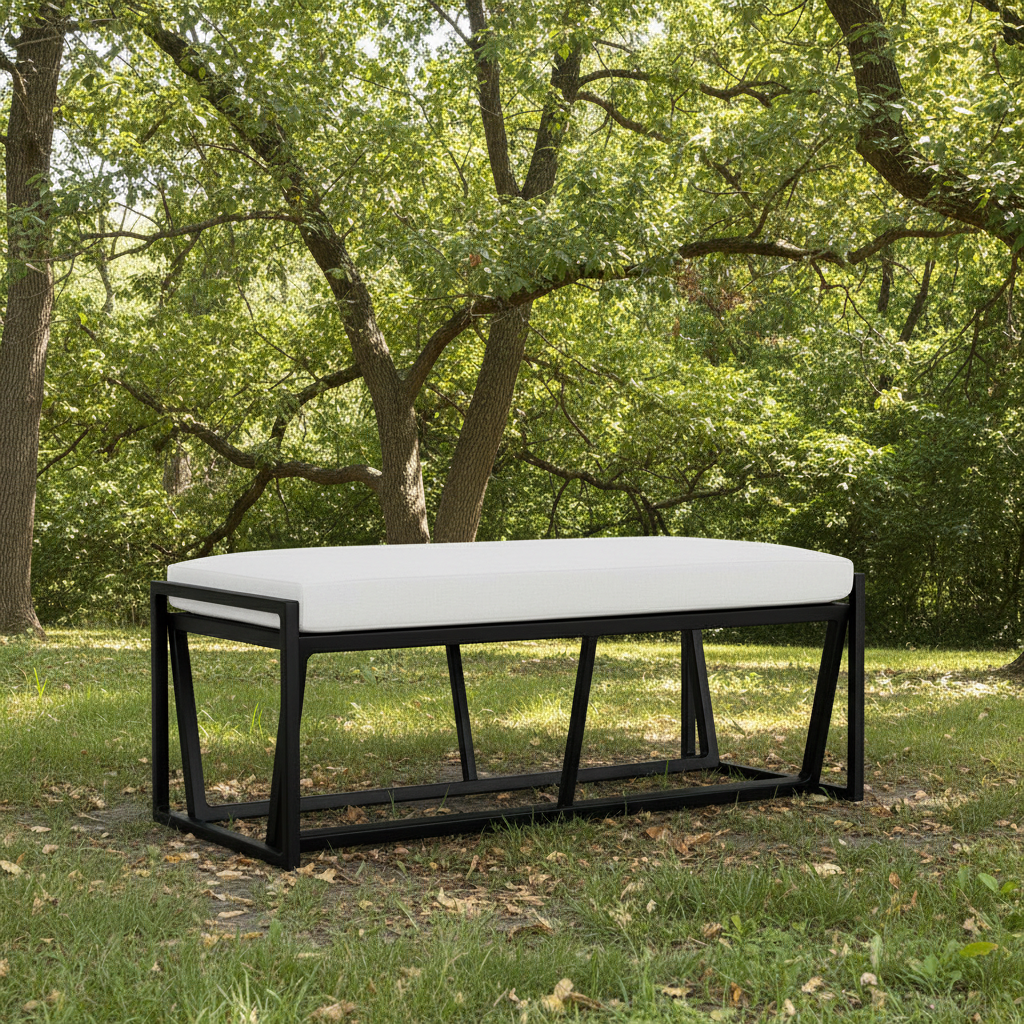 Lloyd Flanders Summit Loveseat Ottoman