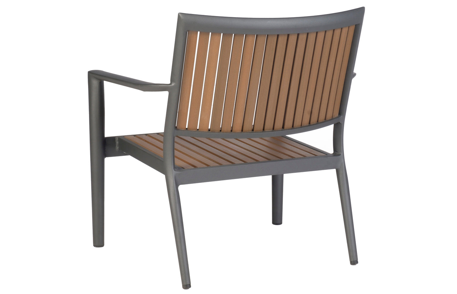 Alfresco Home Penelope All-Weather HDPE and Aluminum Lounge Chair