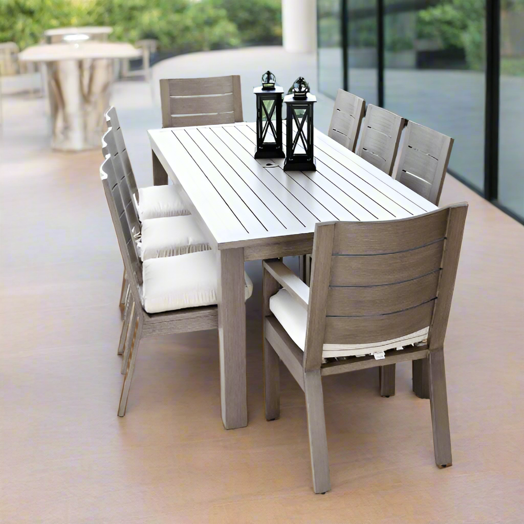 Sunset West Laguna Dining Chairs With Dining Table