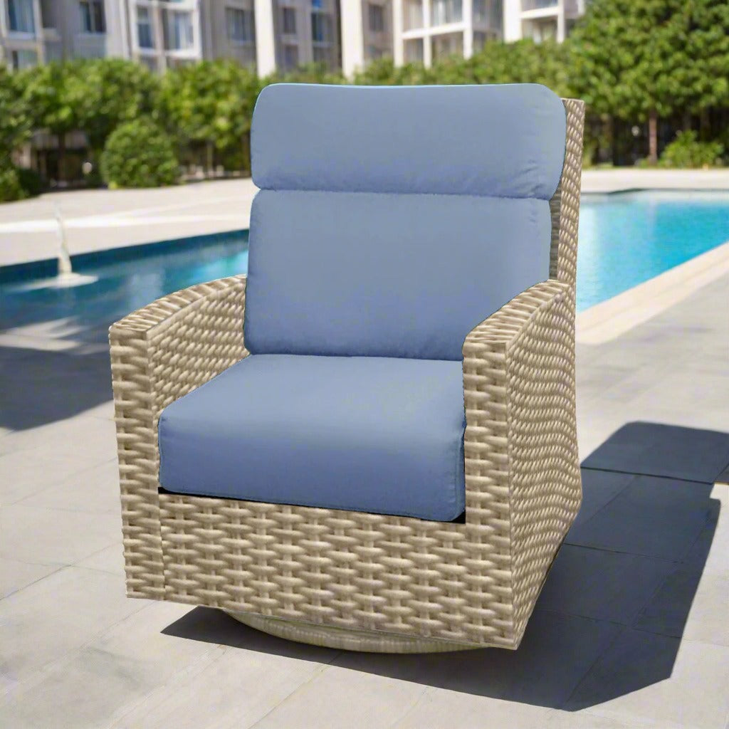 Forever Patio Cavalier Wicker Swivel Glider