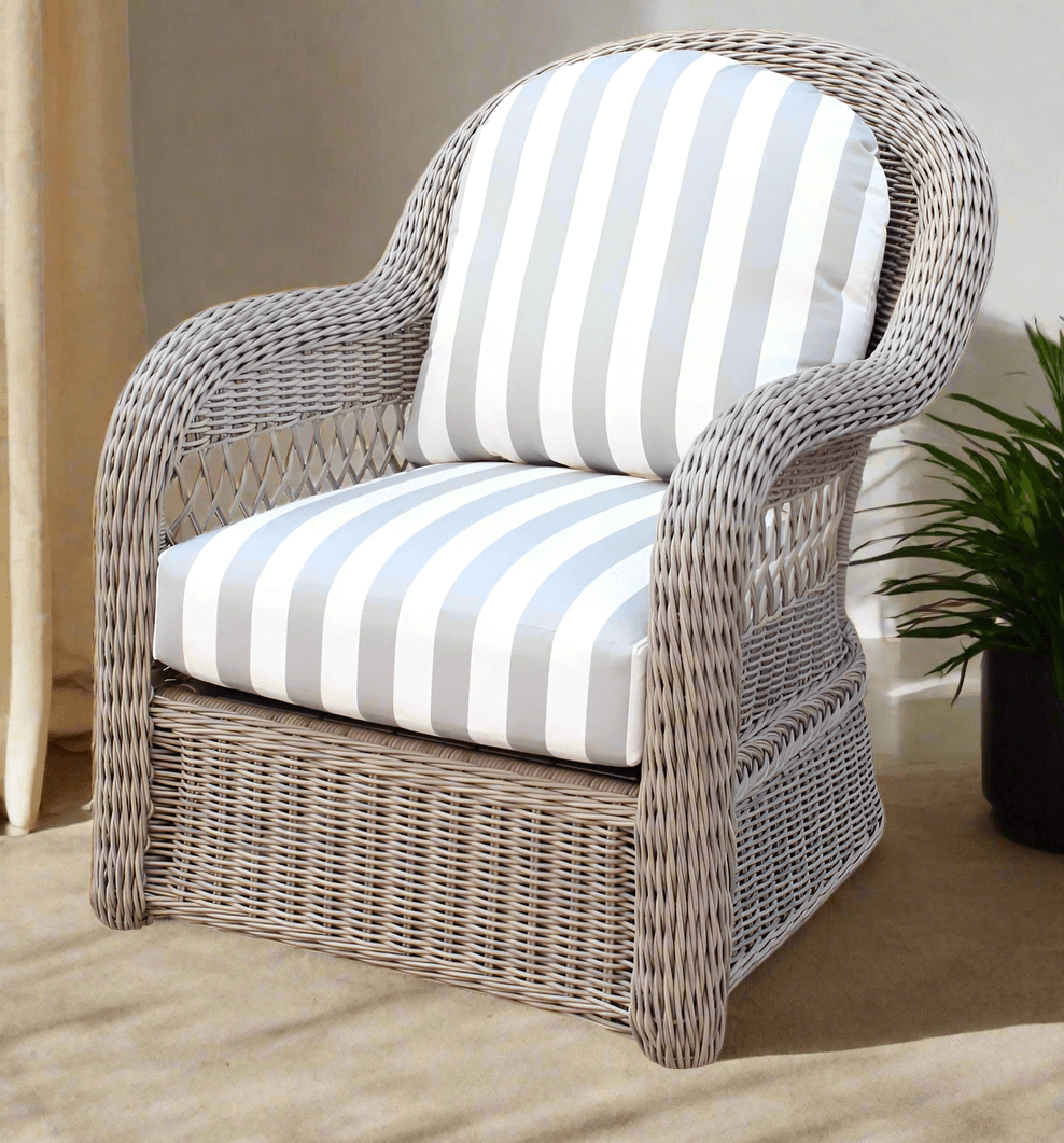 South Sea Rattan Arcadia Wicker Lounge Chair