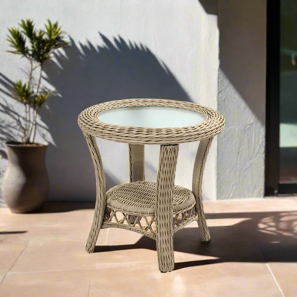 South Sea Rattan Arcadia Wicker End Table