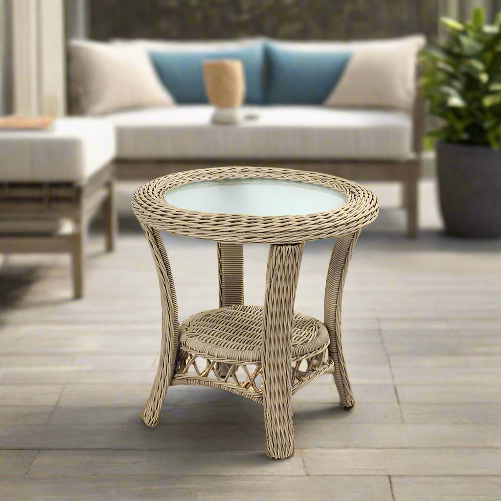 South Sea Rattan Arcadia Wicker End Table