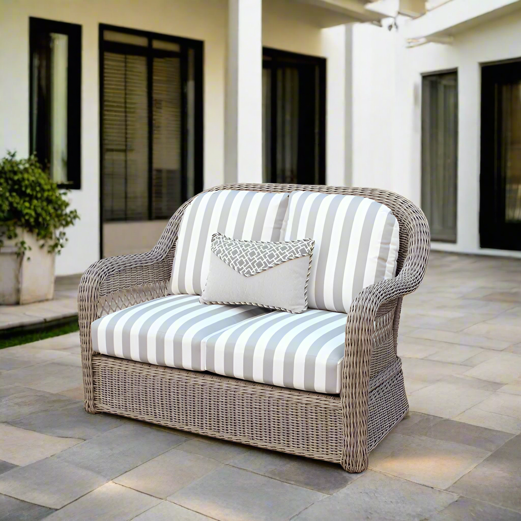 South Sea Rattan Arcadia Wicker Loveseat