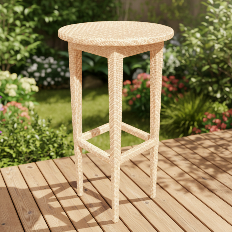Panama Jack Austin Wicker Outdoor Pub Table