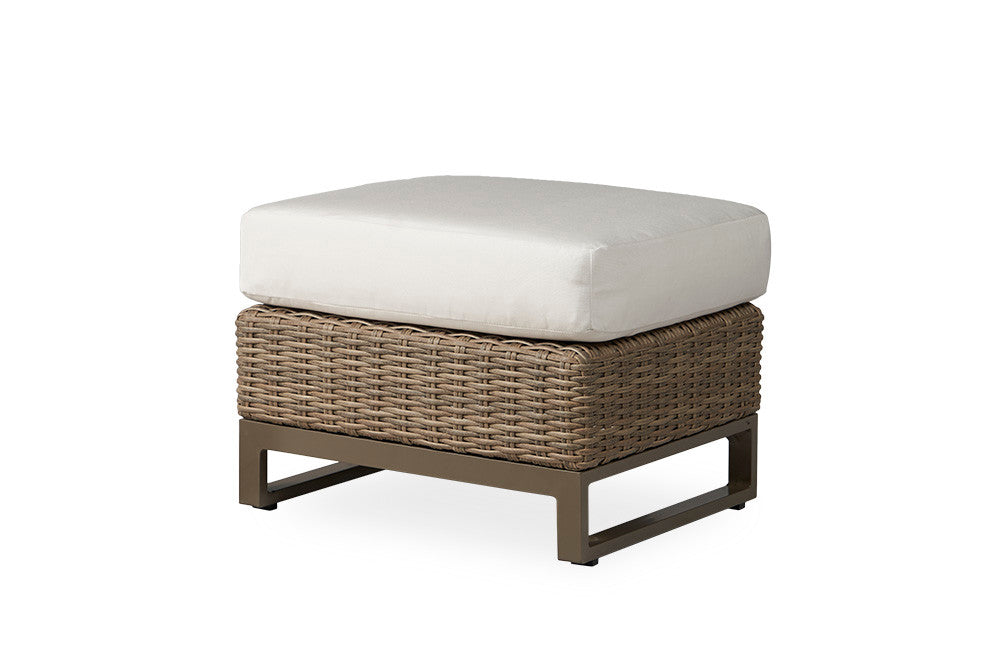 Lloyd Flanders Milan Woven Vinyl Ottoman