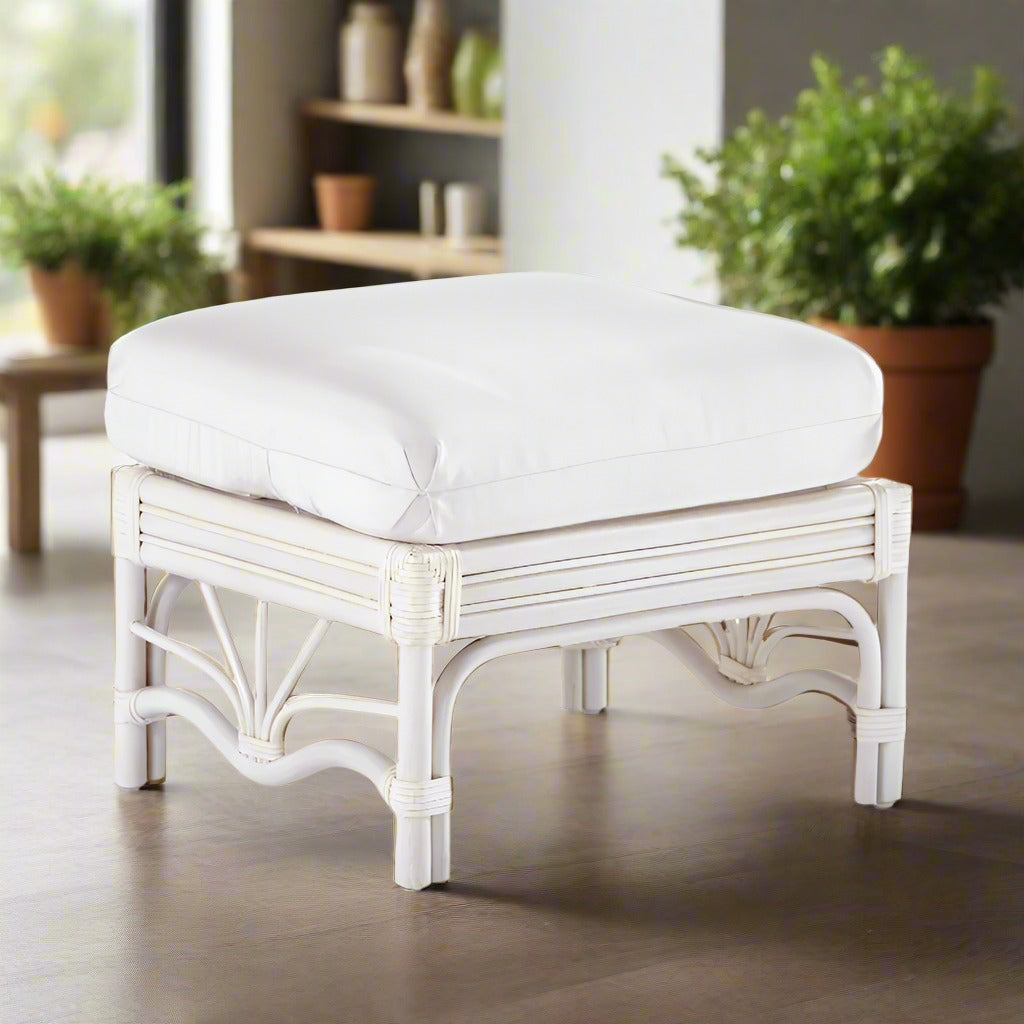 Replacement Cushions for South Sea Rattan Palm Harbor Ottoman
