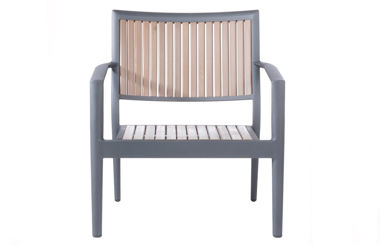 Alfresco Home Penelope All-Weather HDPE and Aluminum Lounge Chair