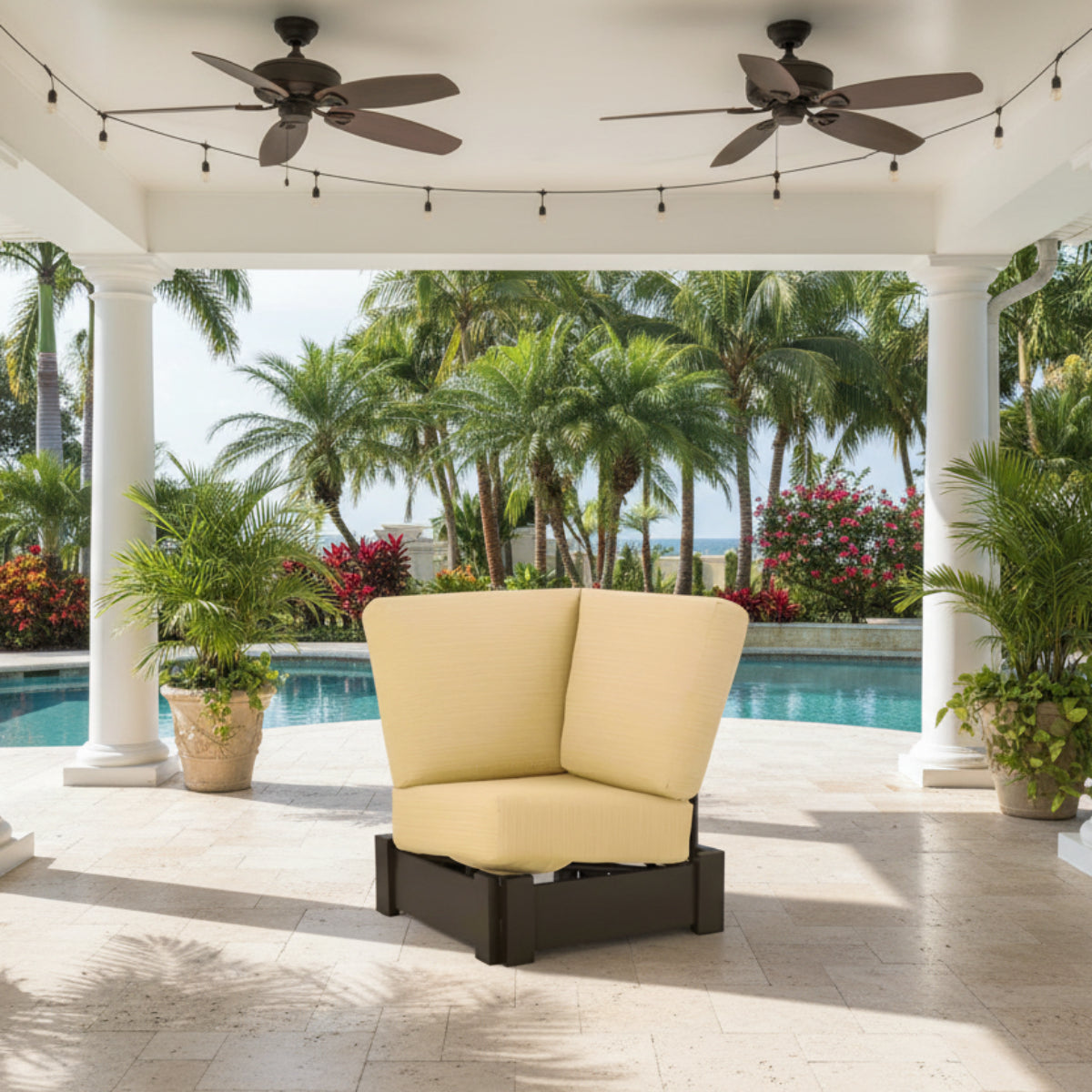 Telescope Casual Leeward MGP Cushion Corner Fixed Sectional