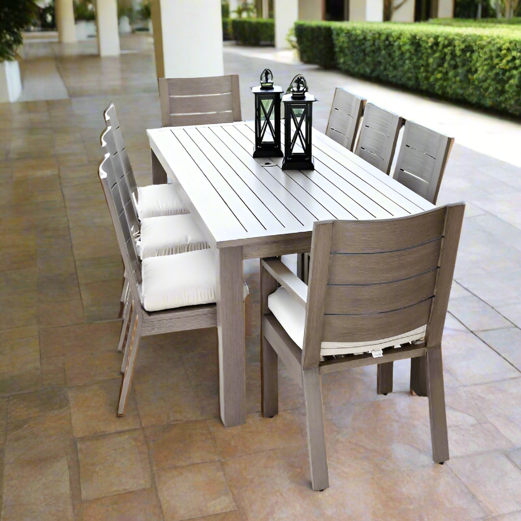 Sunset West Laguna Dining Chairs With Dining Table