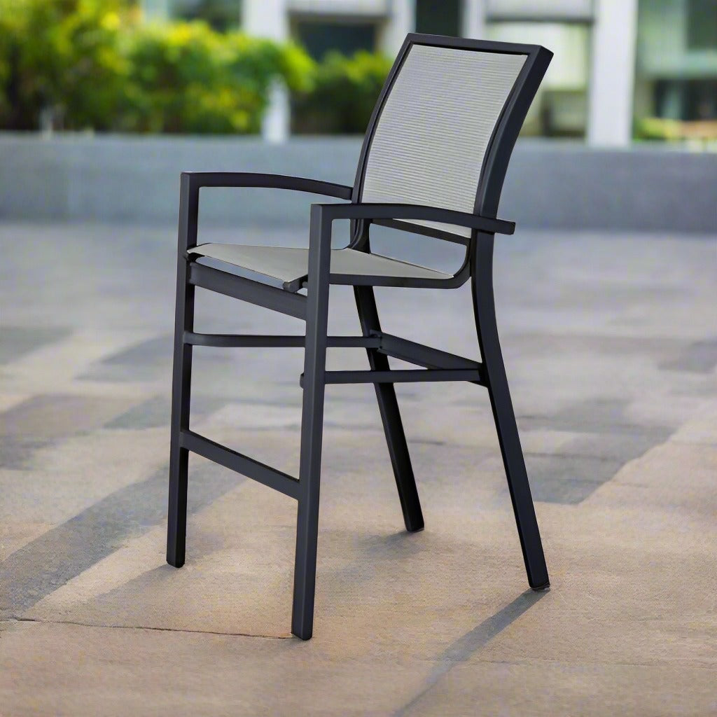 Telescope Casual Kendall Sling Stacking Bar Height Cafe Chair