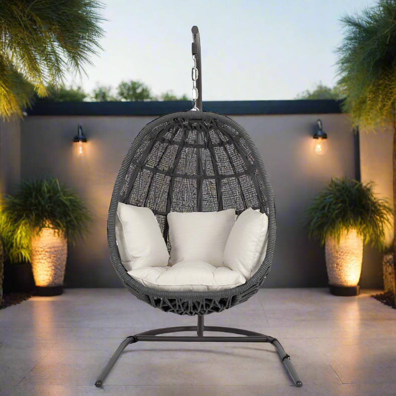 Sunset West Milano Hanging Chair with Cushions