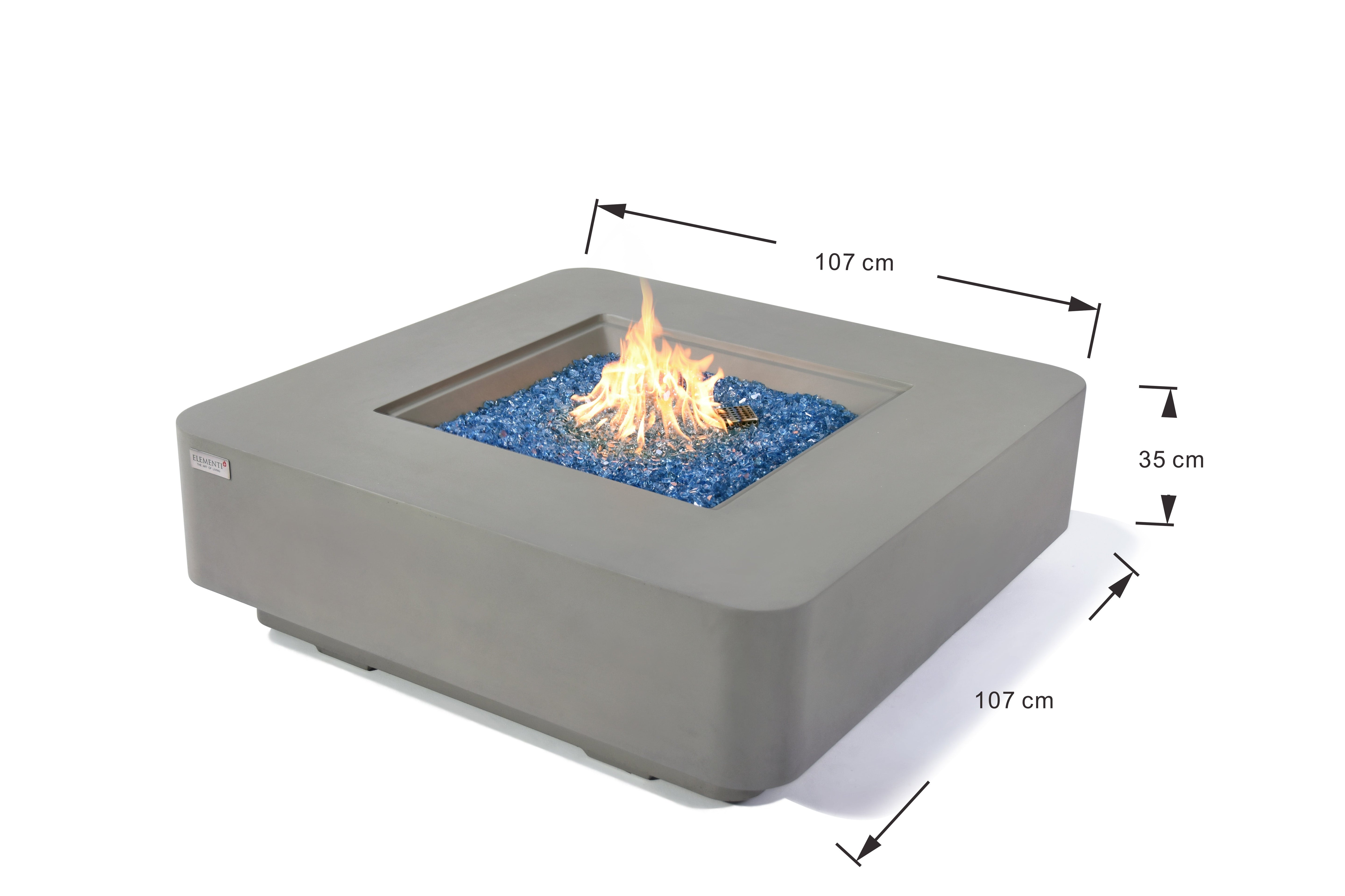 Elementi Plus Lucerne Fire Pit Table