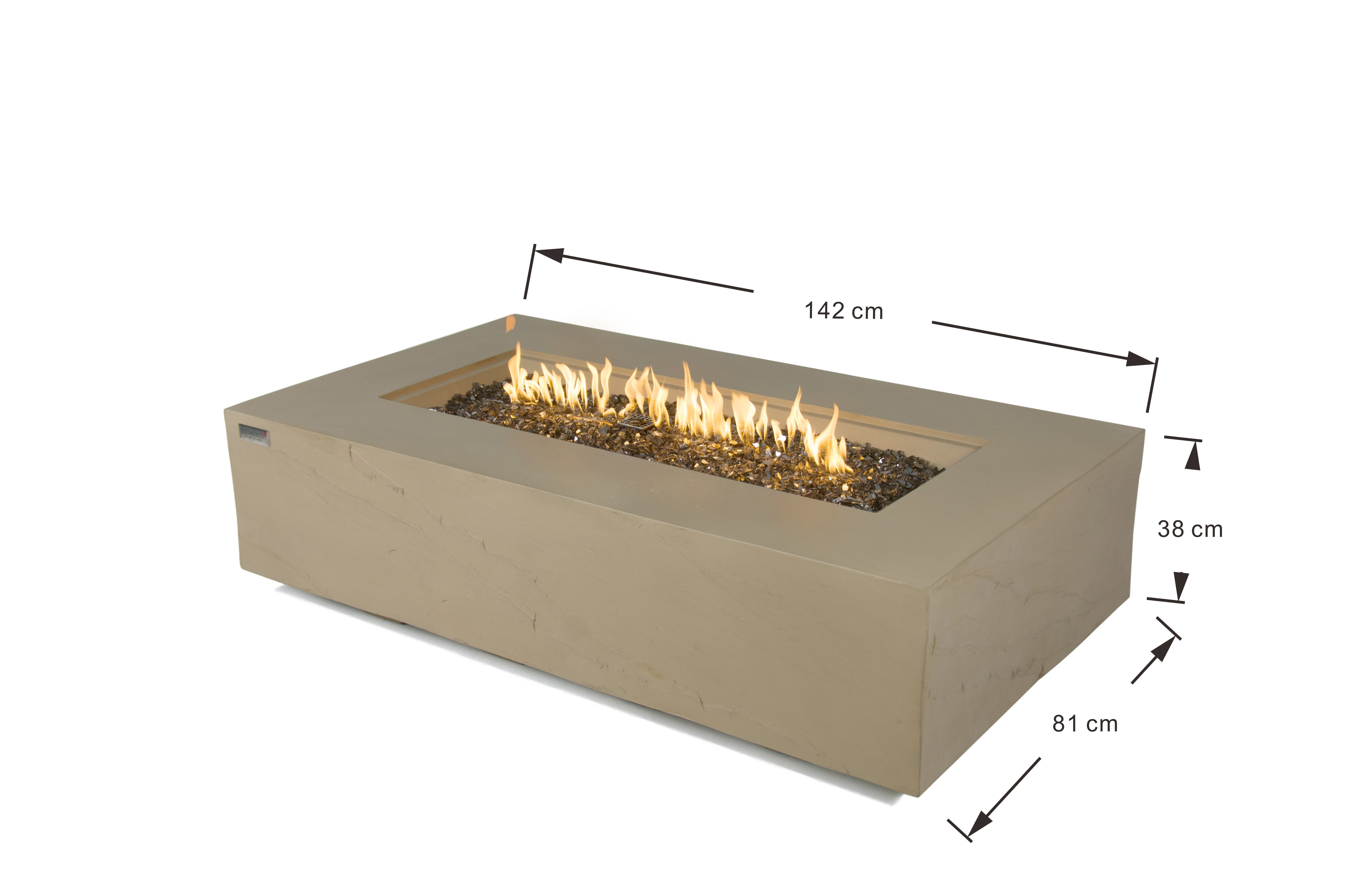 Elementi Plus Colorado Fire Pit Table