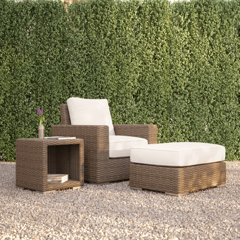 Sunset West Coronado Ottoman With Cushions