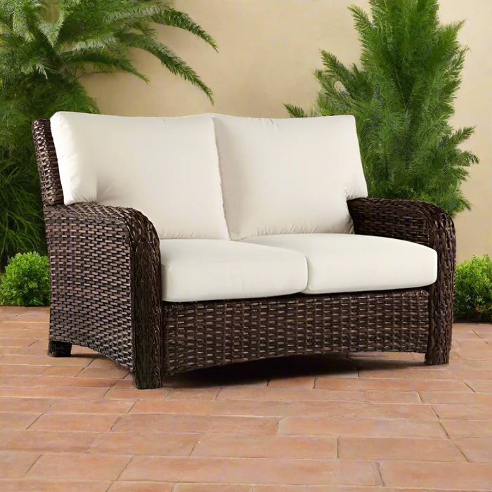 South Sea Rattan Saint Tropez Outdoor Wicker Loveseat