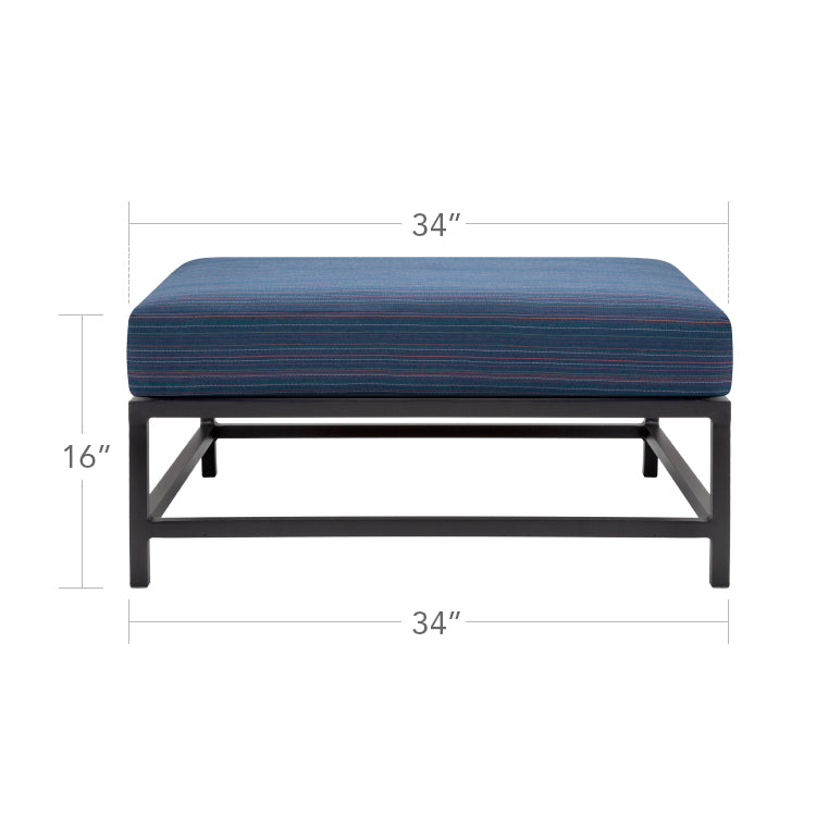 Source Furniture Delano Ottoman Square