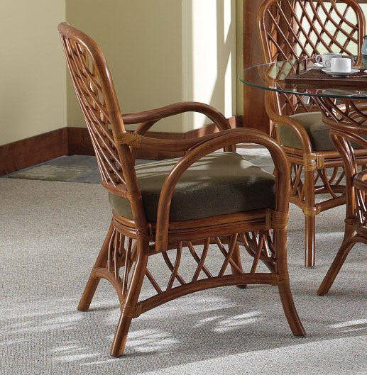 South Sea Rattan Antigua Indoor Dining Arm Chair