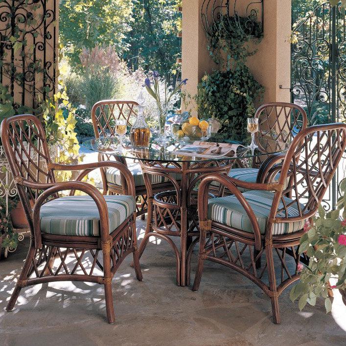 South Sea Rattan Antigua Indoor Dining Room Set