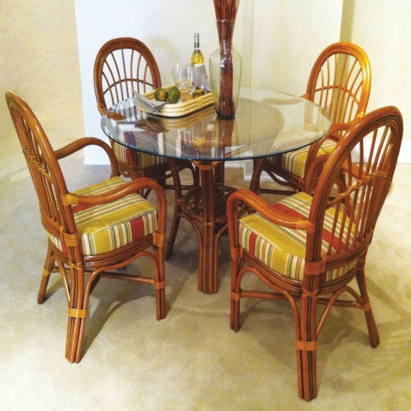 South Sea Rattan Palm Harbor Indoor Dining Set