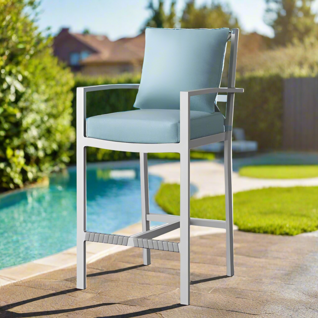 Source Furniture Dynasty Aluminum Bar Arm Chair