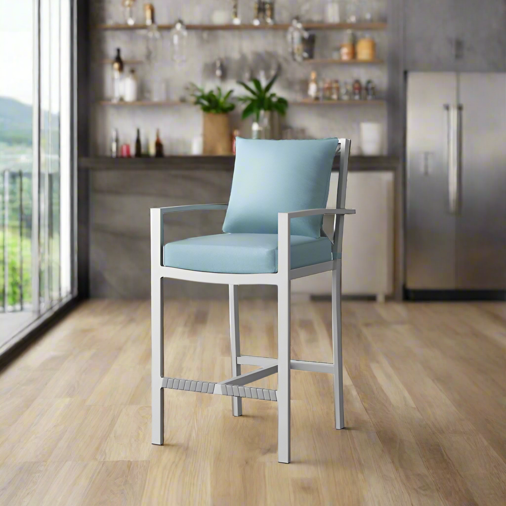 Source Furniture Dynasty Aluminum Bar Arm Chair