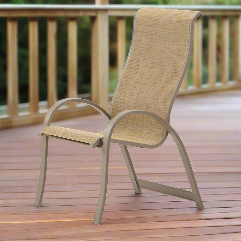 Telescope Casual Aruba II Aluminum Sling Outdoor Supreme Stacking Armchair